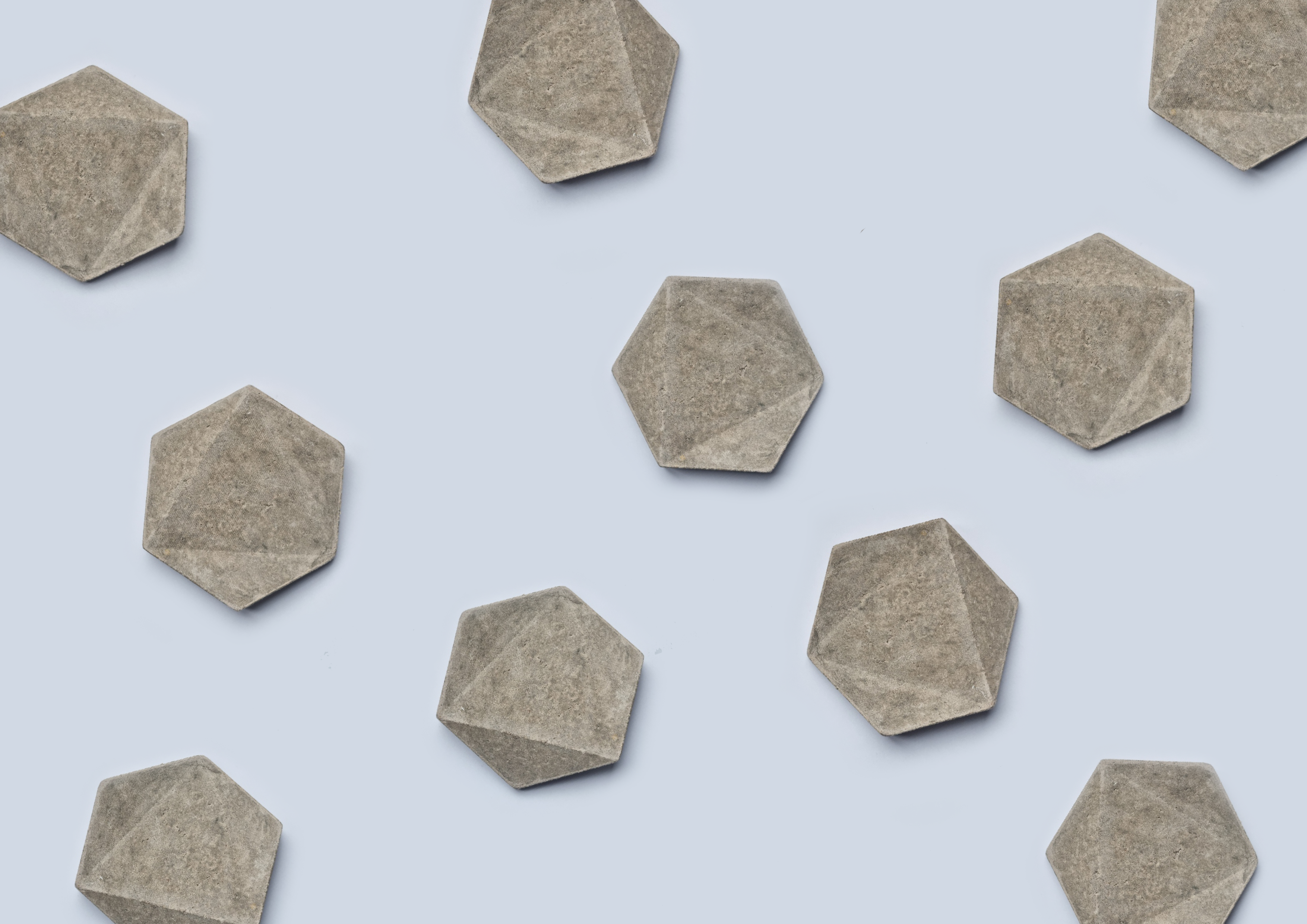 Duo Design hexagonale wandtegels in verschillende rotaties